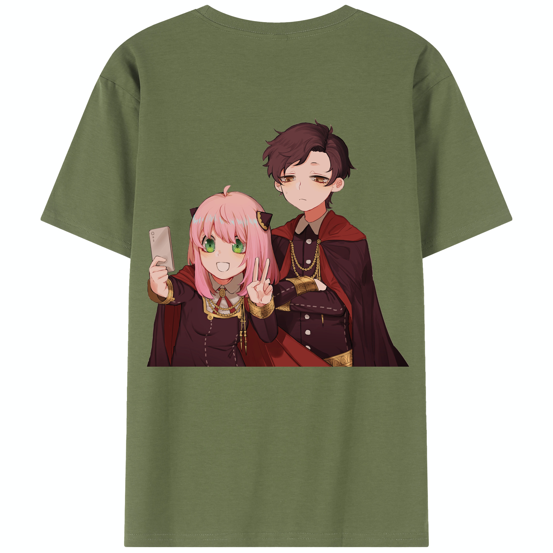 （画像用） SPY×FAMILY间谍家家酒 綿100％半袖Tシャツ（背面プリント）